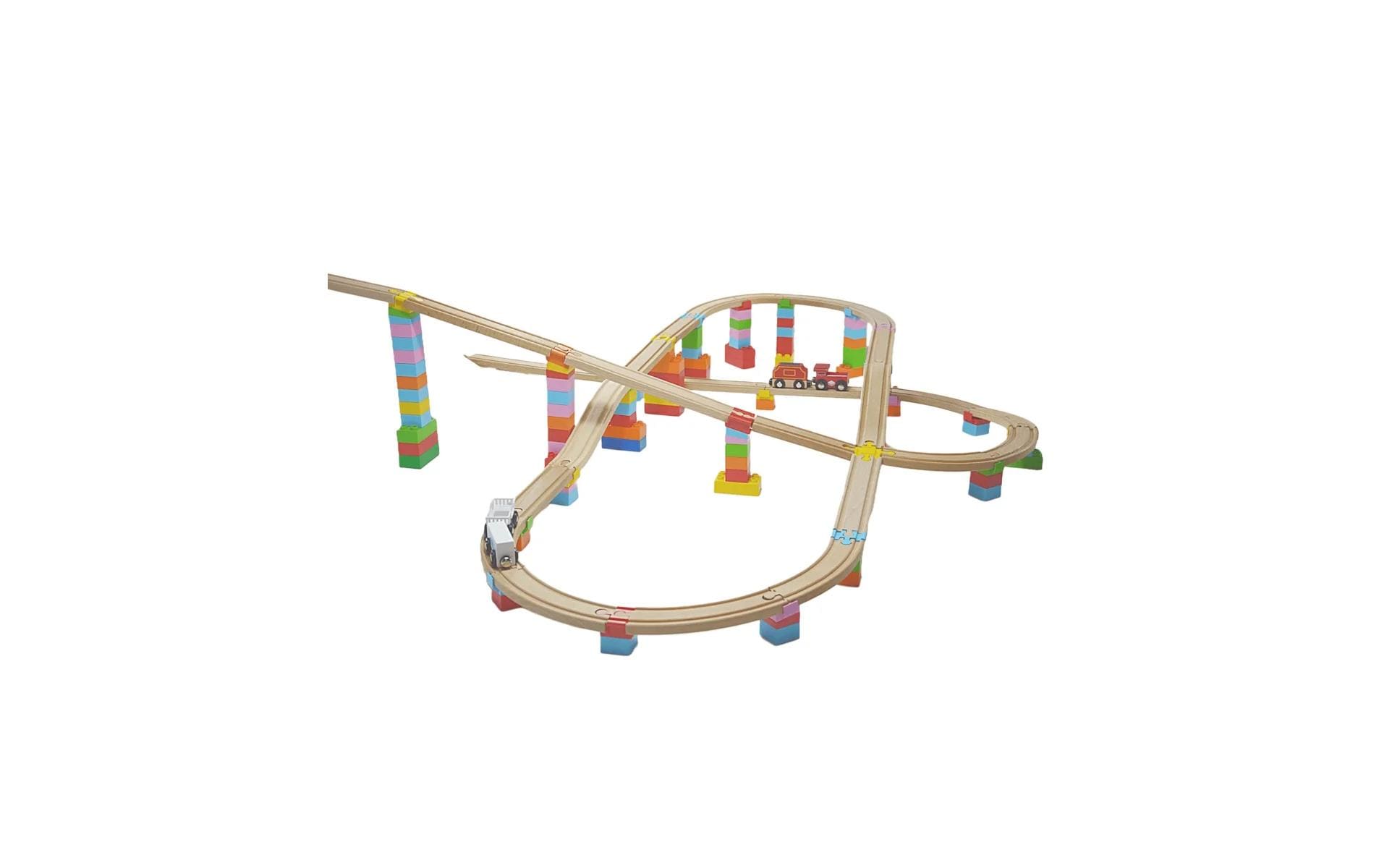 AlphaBoosterz TrackConnectors + Blocks – all in one Block Box L