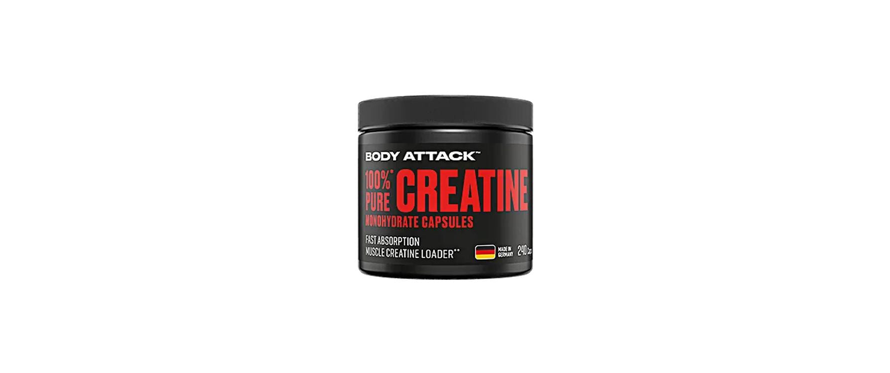 Body Attack Kapseln Pure Creatine Neutral 221 g