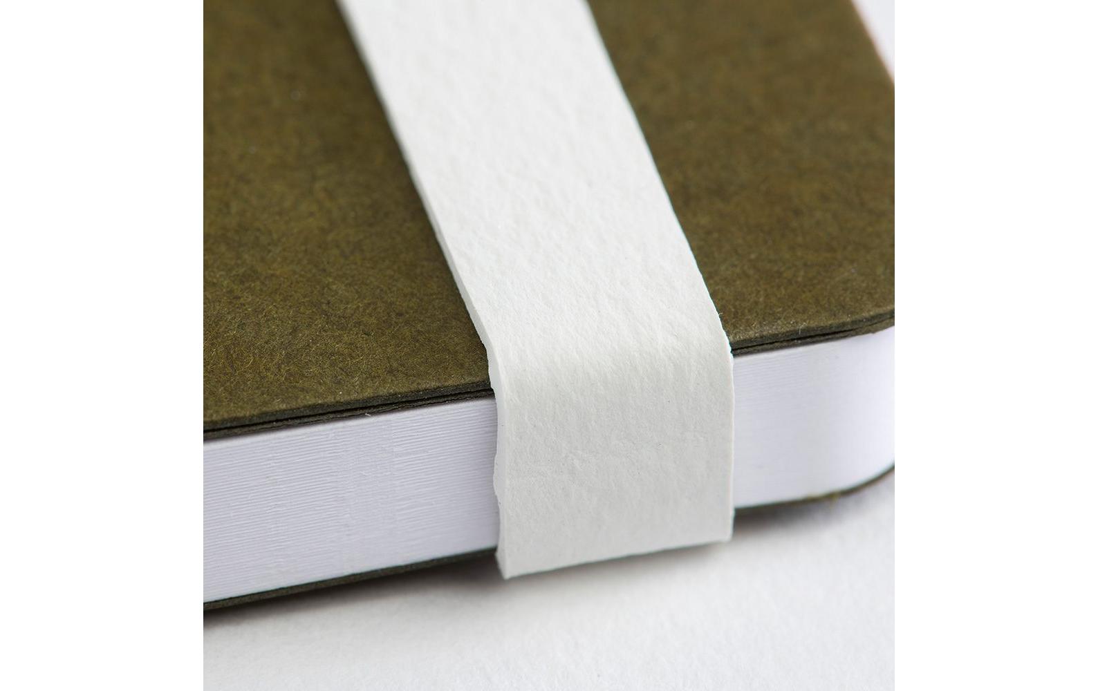 Gmund Notizbuch Pocket Pad 6.7 x 13.8 cm, Blanko, Olivgrün
