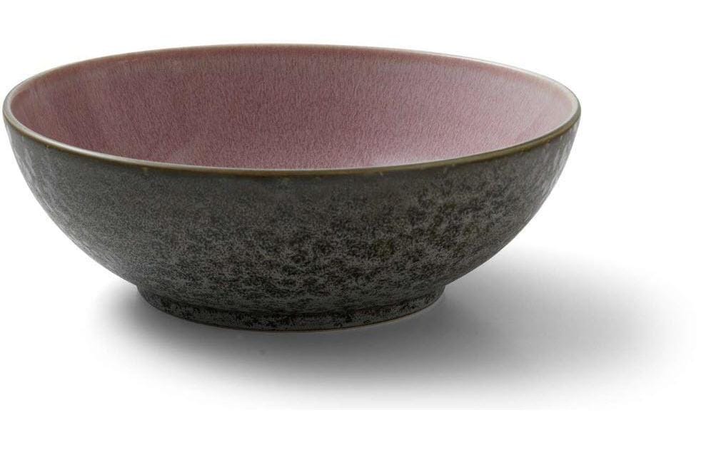 Bitz Salatschüssel 30 cm, Grau/Hellpink