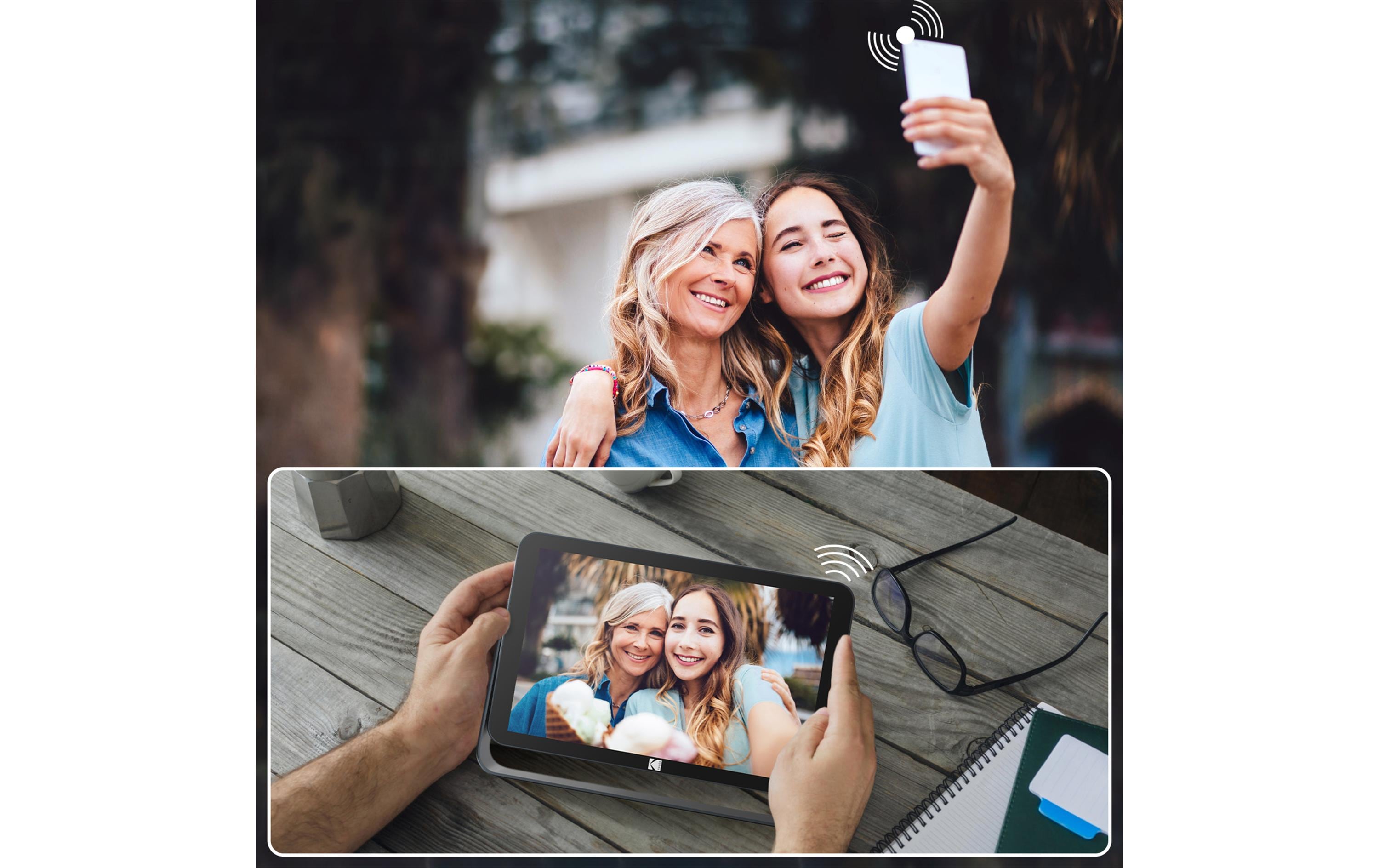 Kodak Digitaler Bilderrahmen RWF-109 10 WiFi Schwarz