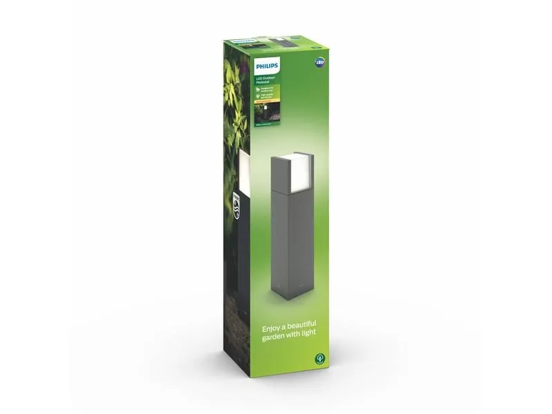 Philips myGarden LED Sockelleuchte Arbour, 600 lm, Anthrazit Philips myGarden LED Sockelleuchte Arbour, 600 lm, Anthrazit