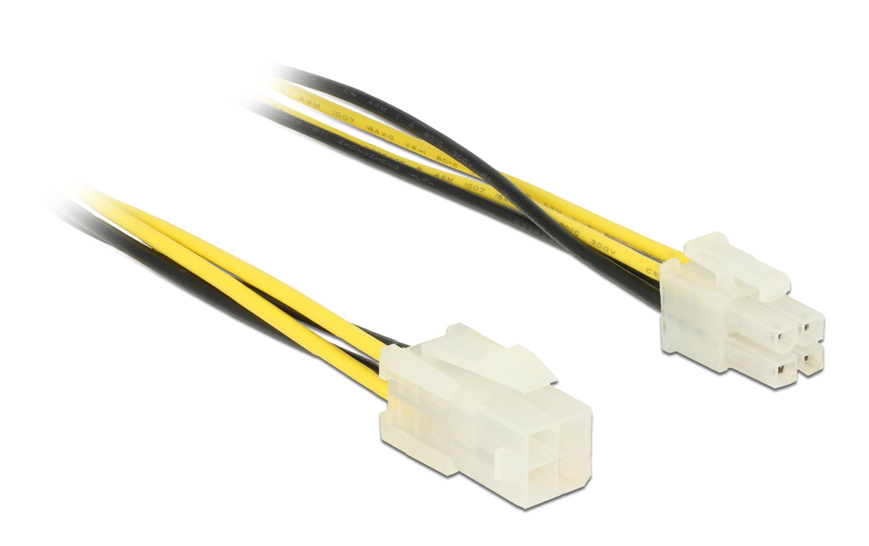 Delock Stromverlängerungskabel 4Pin - 4Pin CPU 30 cm