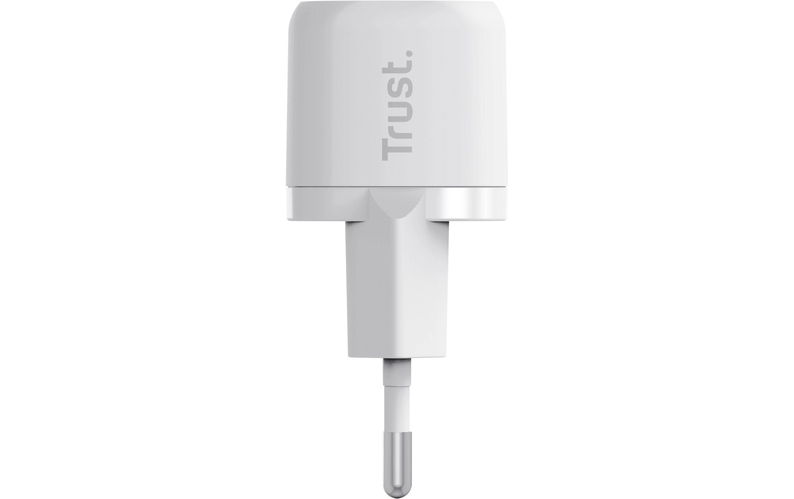 Trust USB-Wandladegerät Maxo Ultrakleines USB-C-PD 20 W Weiss