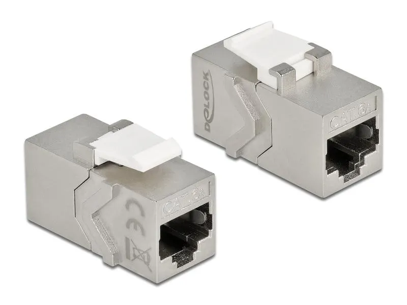 Delock Keystone-Modul RJ45 - RJ45, Cat.6A geschirmt, 1 Stück Delock Keystone-Modul RJ45 - RJ45, Cat.6A geschirmt, 1 Stück