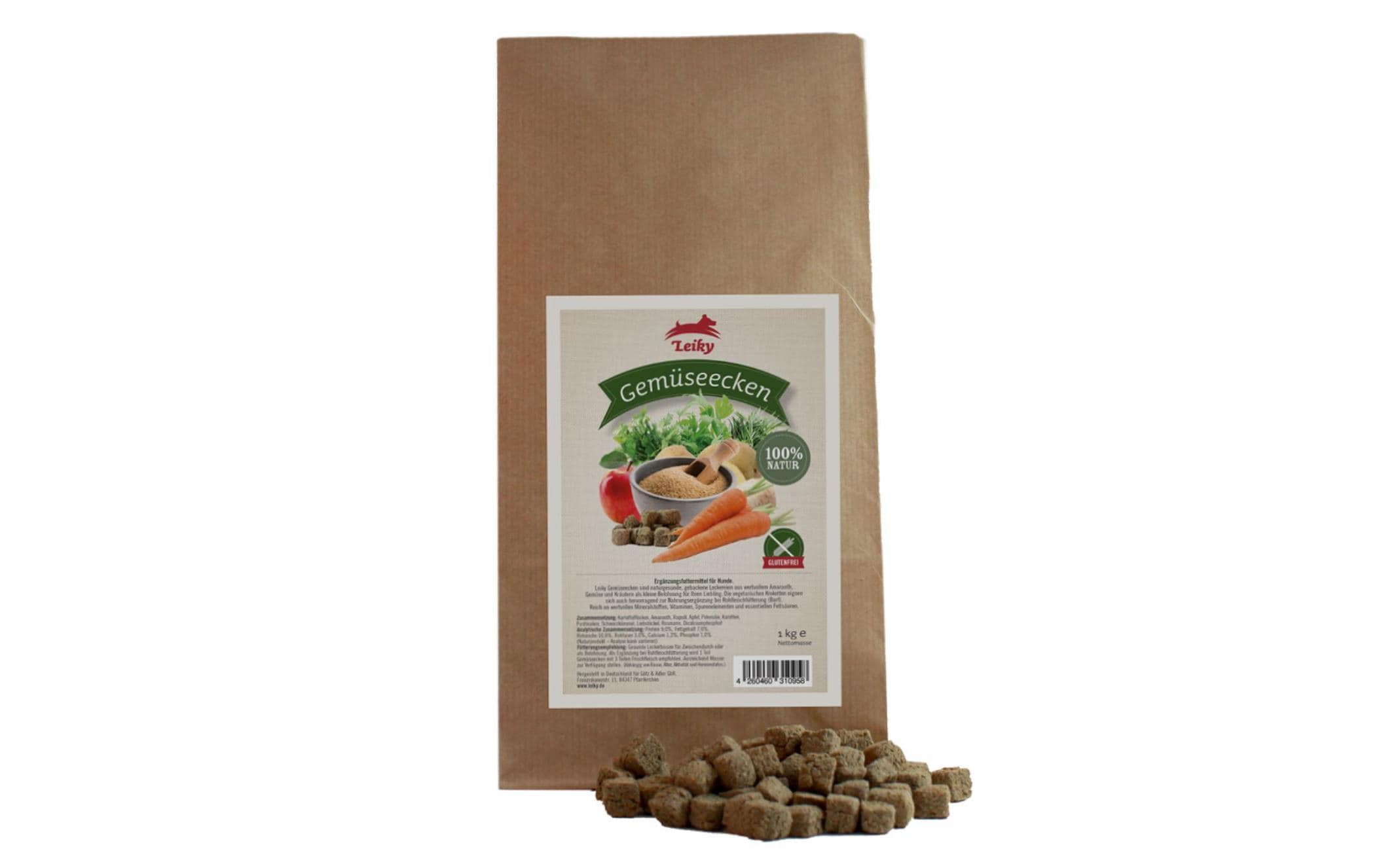 Leiky Snack Gemüseecken, 1 kg