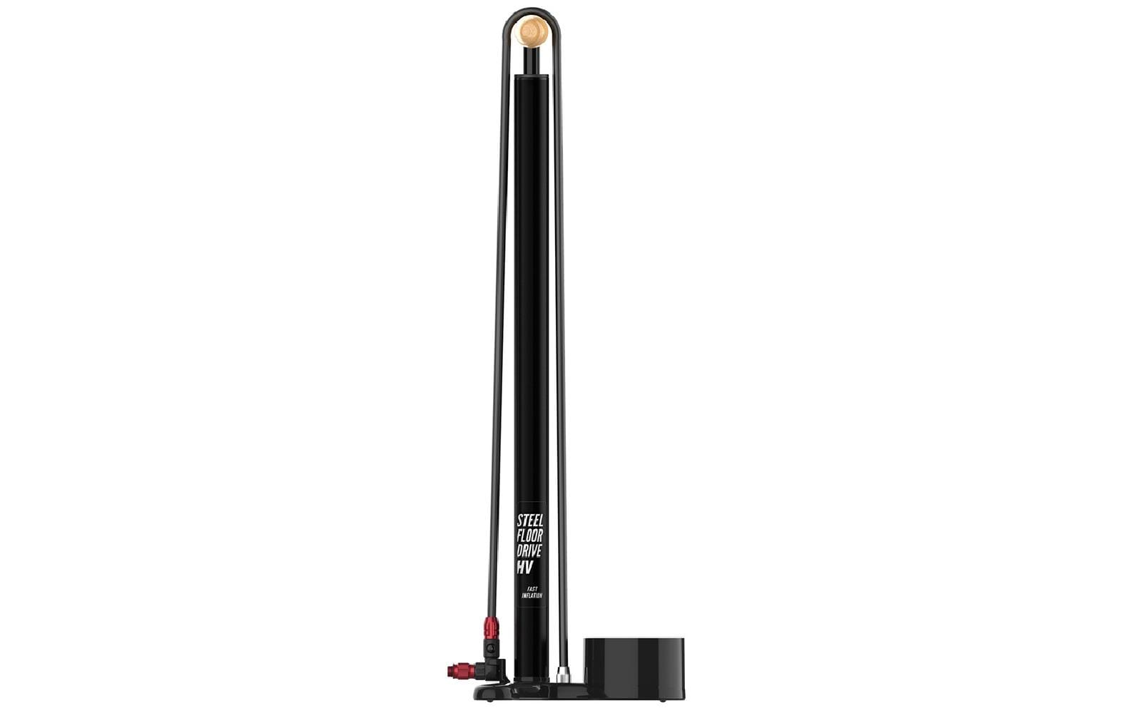 Lezyne Standpumpe Steel HV Floor Drive 3.5 ABS1 Pro Schwarz