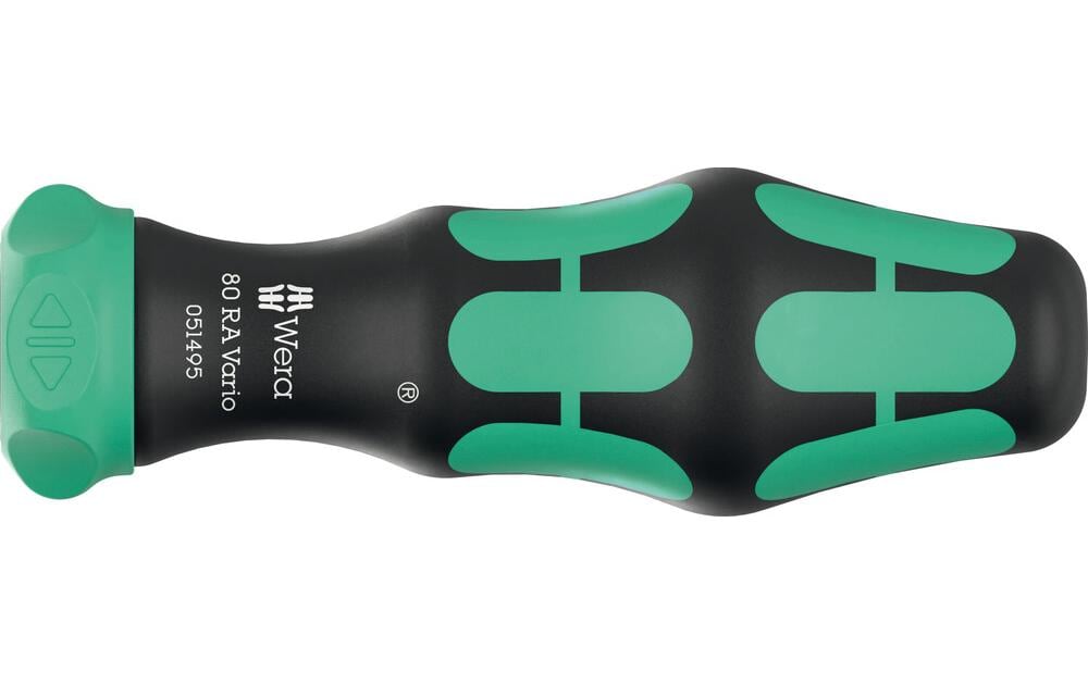 Wera 80 RA Vario Handhalter mit Ratschenfunktion, 6 x 113,5 mm