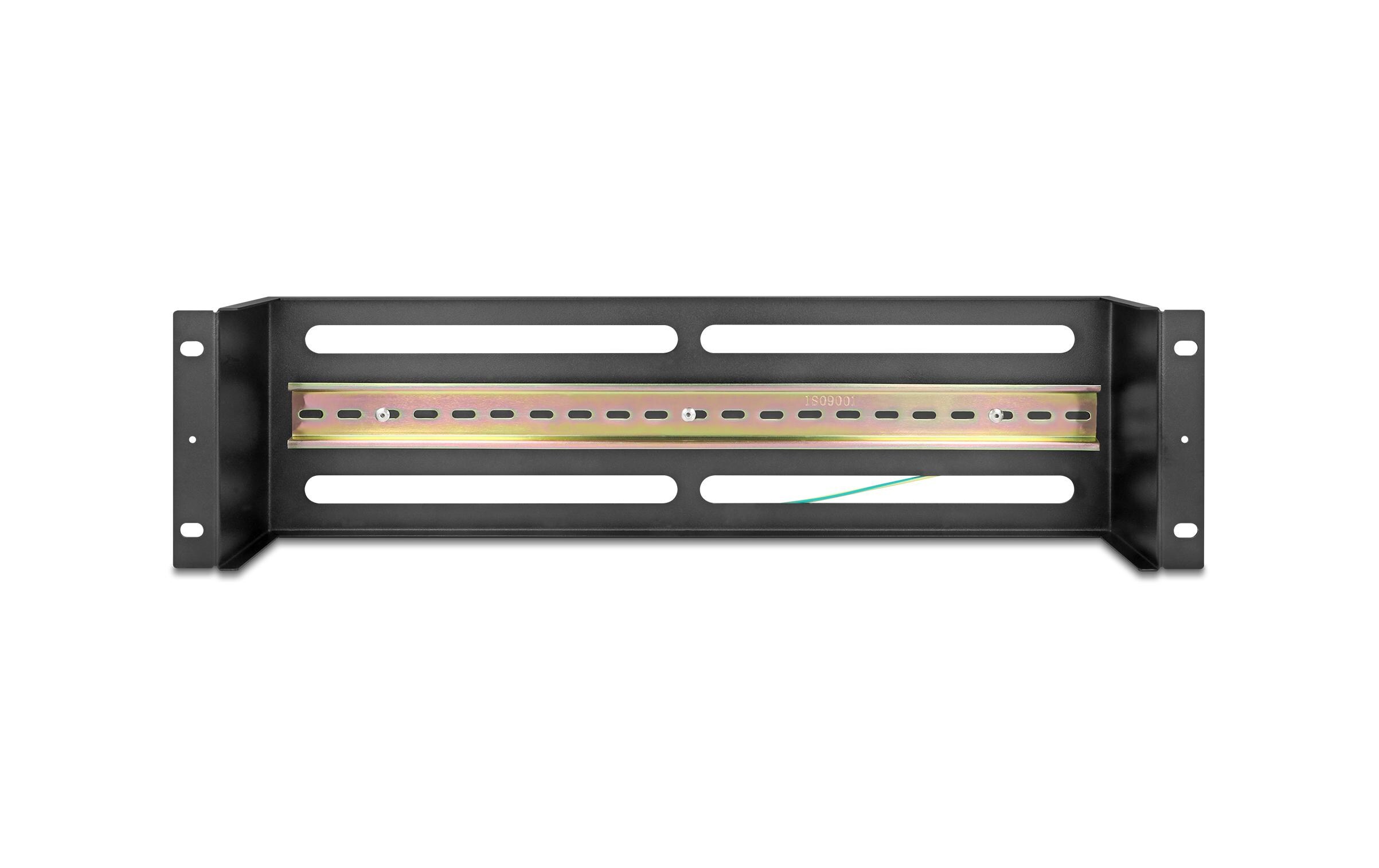 Delock Schutzschalterleiste 3HE 19, Schwarz