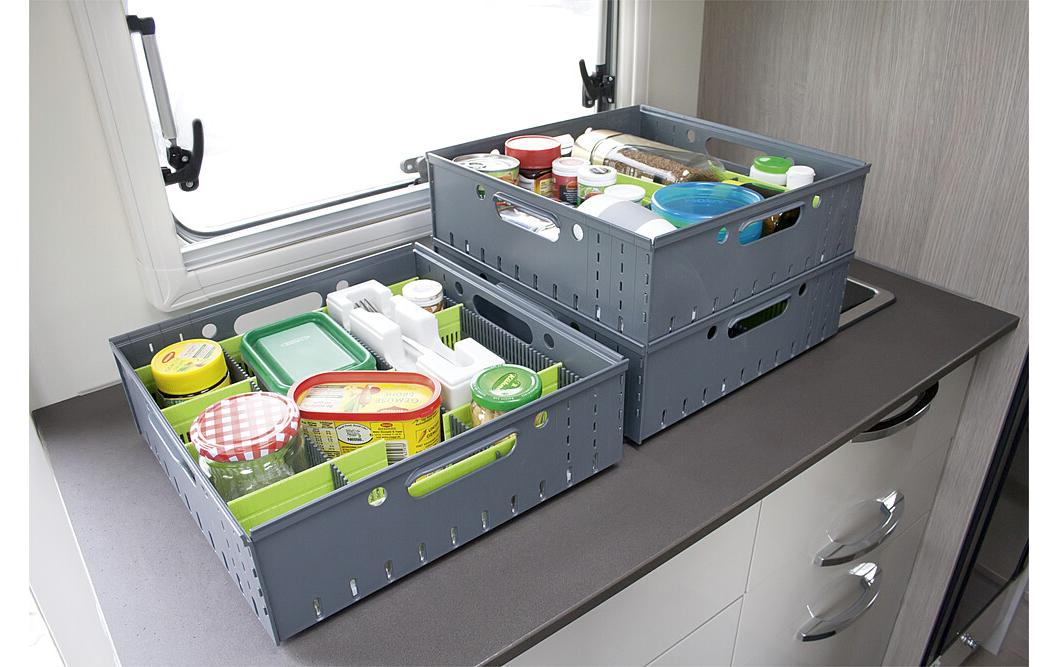 purvario Stautower 3-er Set Stapelboxen