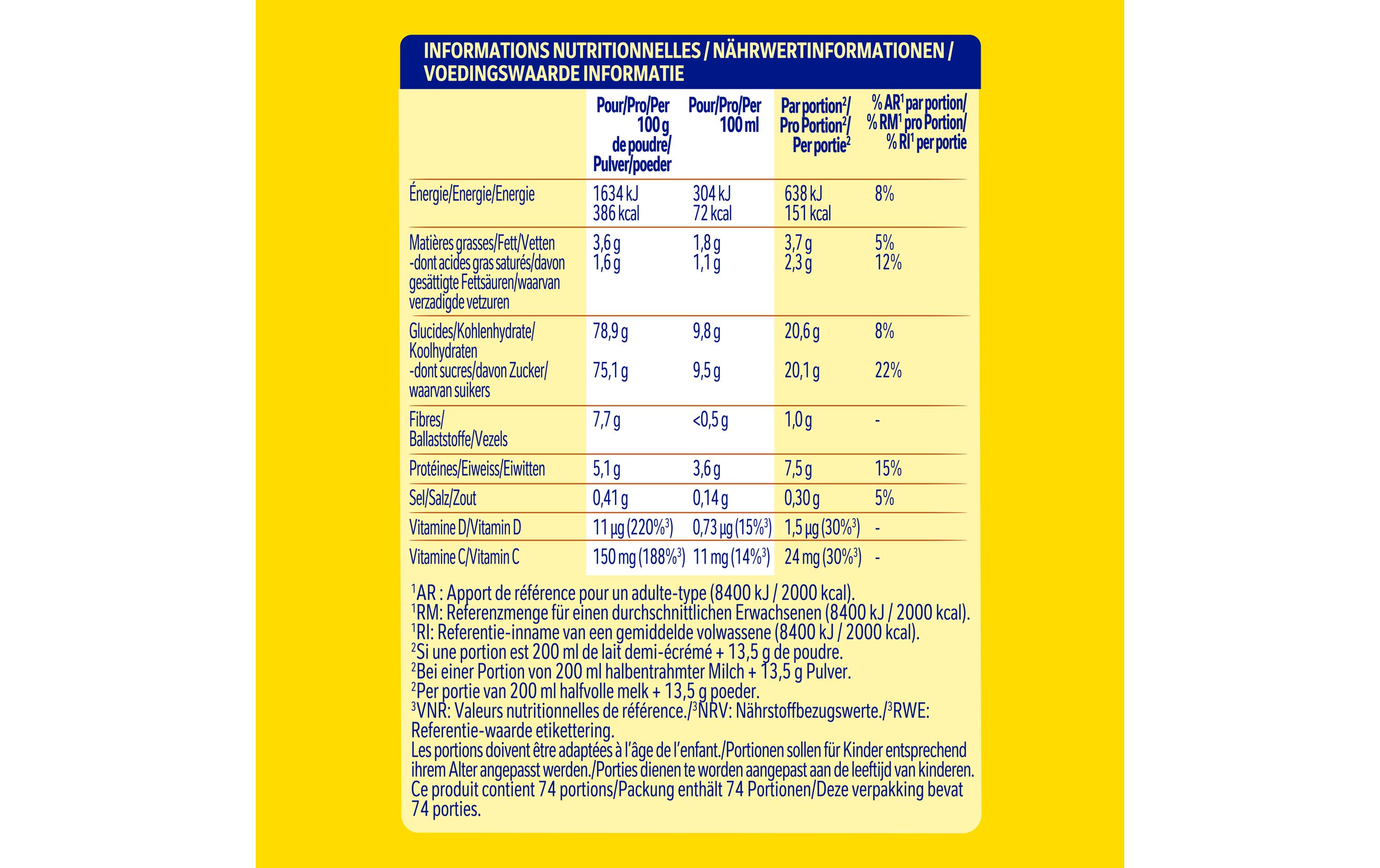 Nesquik Getränk Kakaopulver Nesquik 1 kg