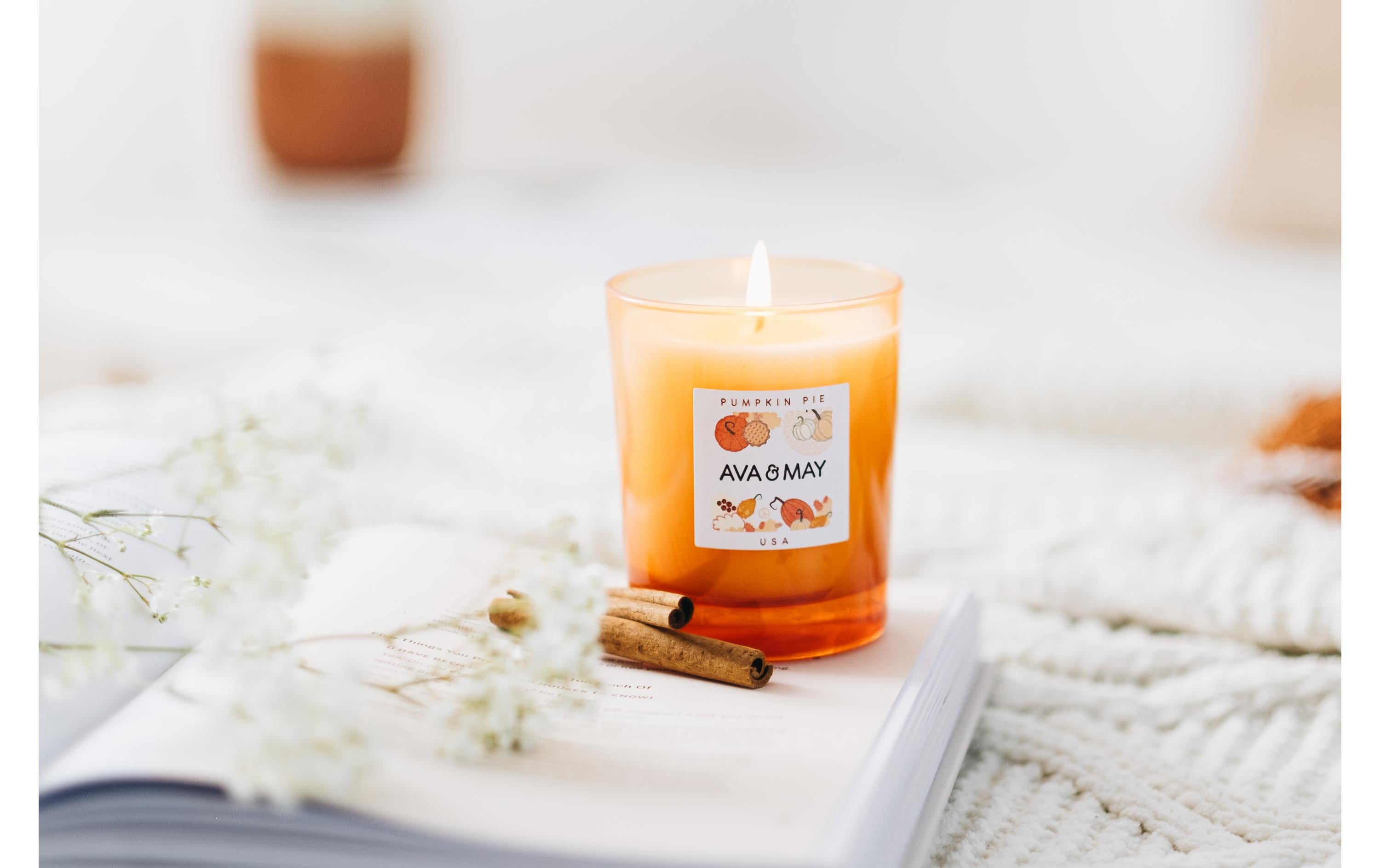 AVA & MAY Duftkerze Pumpkin pie 180 g