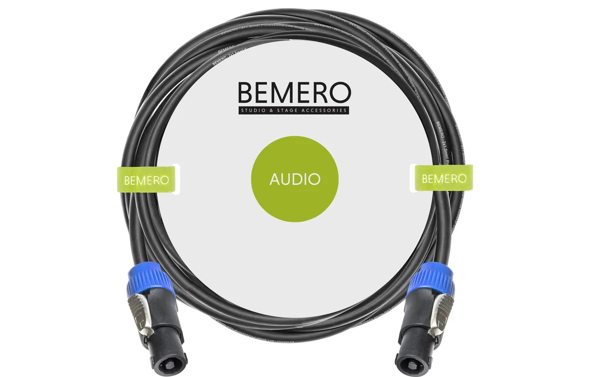 Bemero Lautsprecherkabel SpeakON – SpeakON 2x 1.5mm² 15 m Bemero Lautsprecherkabel SpeakON – SpeakON 2x 1.5mm² 15 m