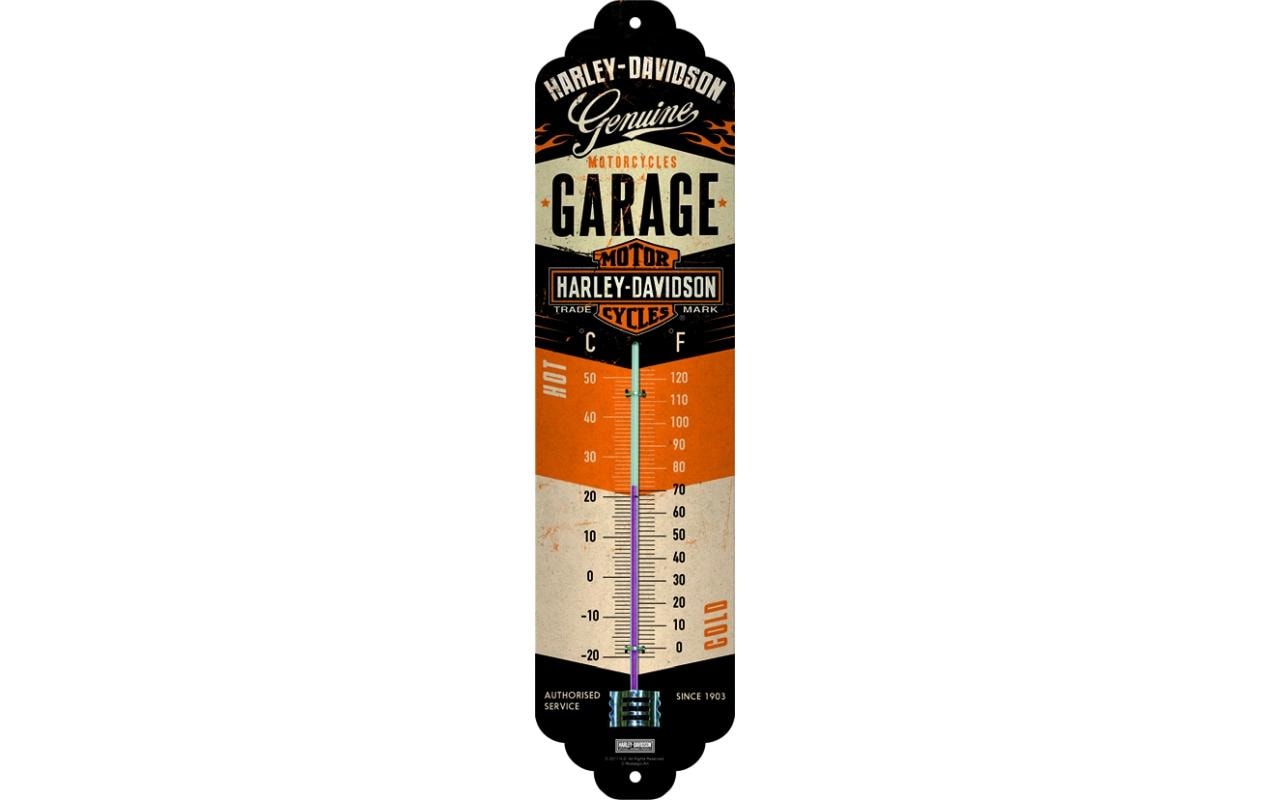 Nostalgic Art Thermometer Harley Davidson 6.5 x 28 cm Nostalgic Art Thermometer Harley Davidson 6.5 x 28 cm