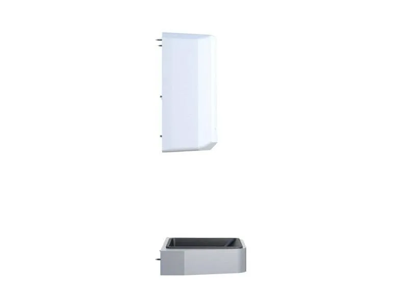 Multibrackets Desinfektionsmittelspender Hygienebox Wand weiss / 9622 Multibrackets Desinfektionsmittelspender Hygienebox Wand weiss / 9622