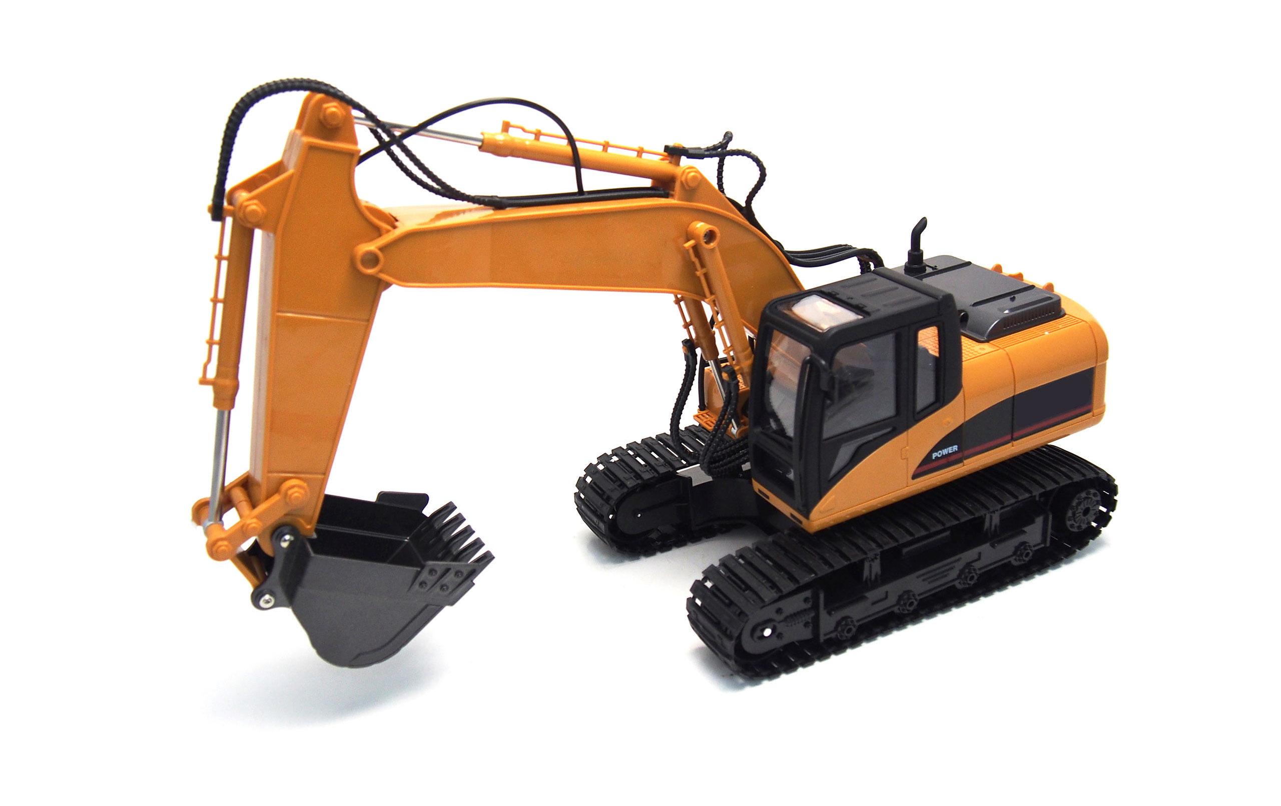 Amewi Bagger mit Metallschaufel, Licht & Sound RTR, 1:14