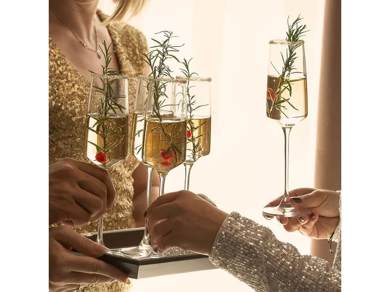 Lunasol Champagnerglas 21 Century Set 4-tlg