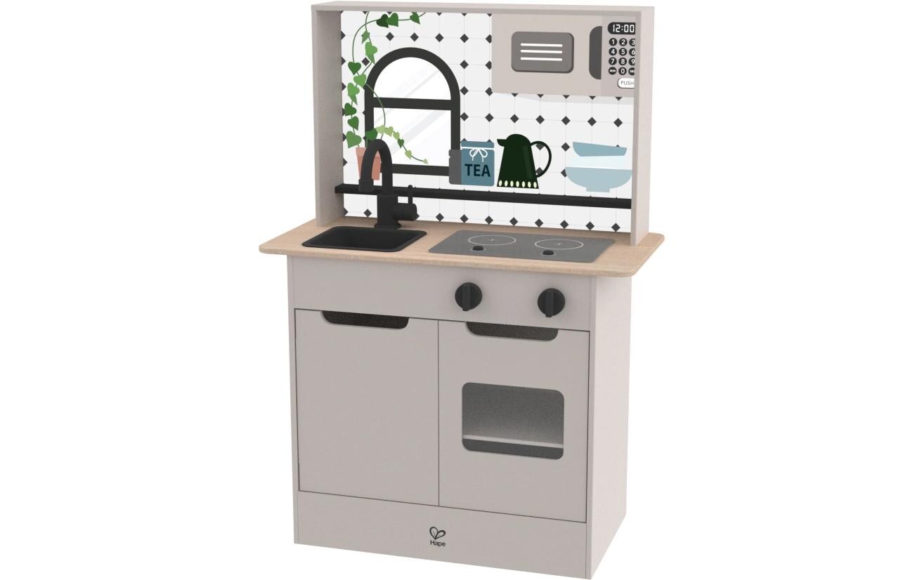 Hape Kitchen Playset warm beige gray Hape Kitchen Playset warm beige gray
