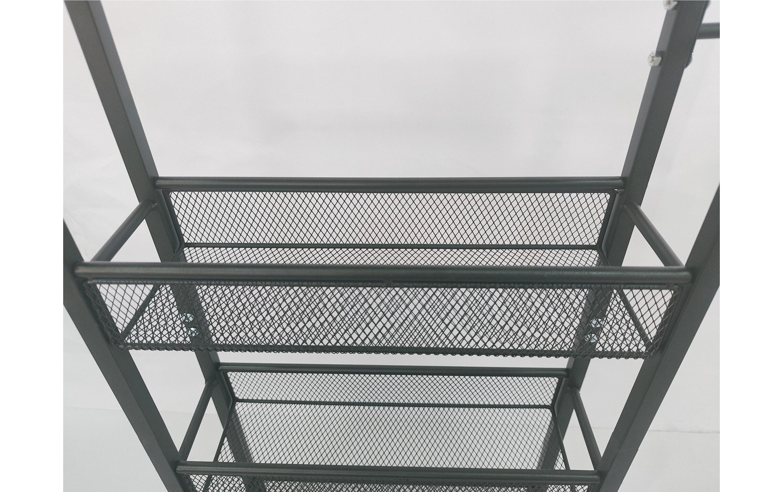 relaxdays Nischenwagen 77 x 13 x 45.5 cm Schwarz