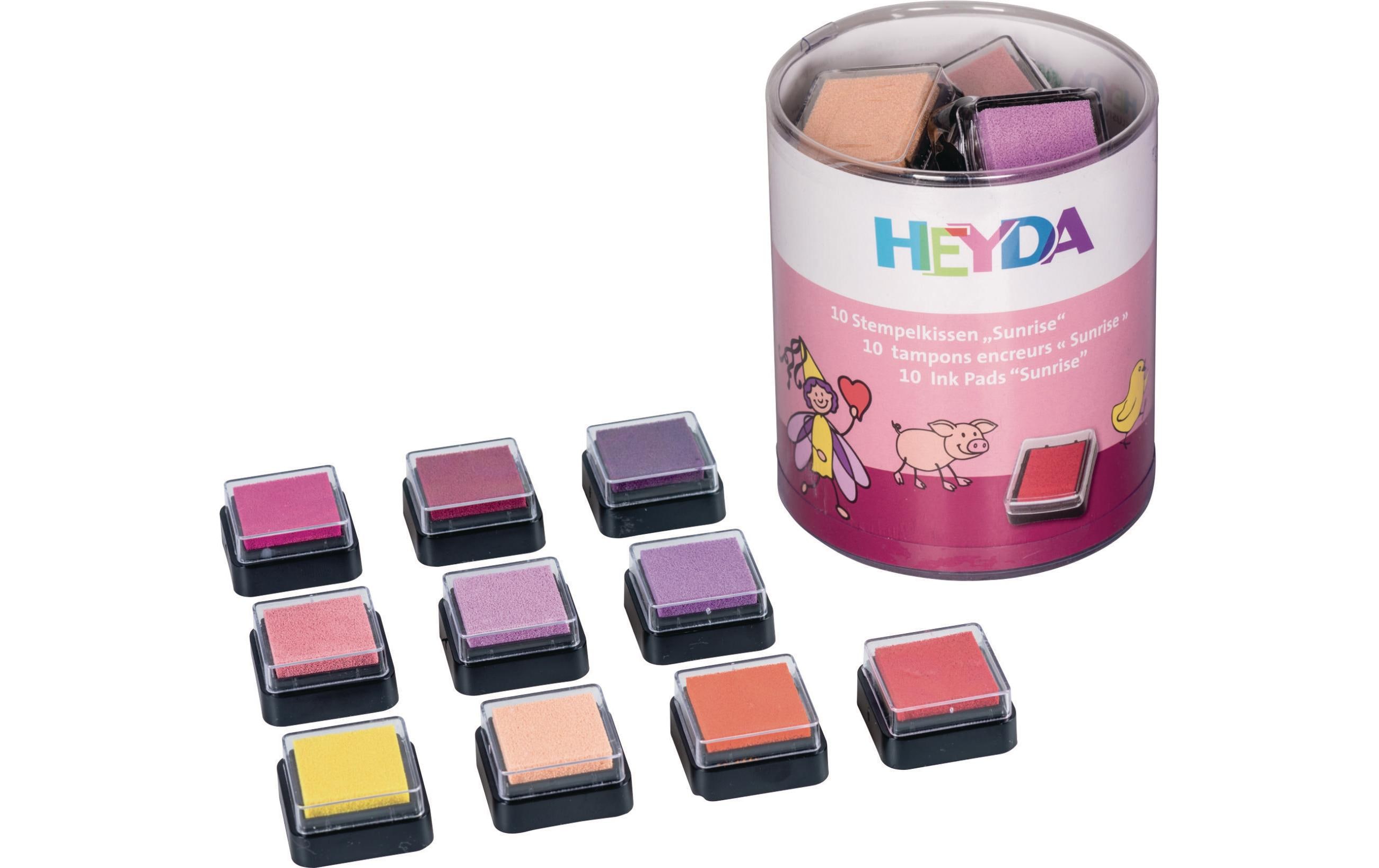 Heyda Stempelkissen Set Sunrise Mehrfarbig, 10 Stück Heyda Stempelkissen Set Sunrise Mehrfarbig, 10 Stück