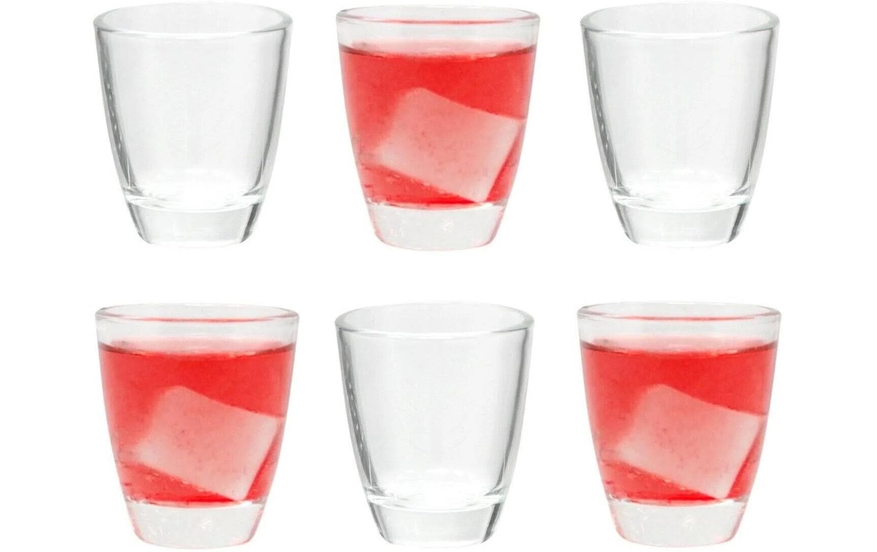 ALPINA Schnapsgläser 45 ml, 6 Stück, Transparent