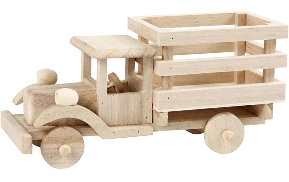 Creativ Company Mini-Figur Lastwagen 1 Stück, Braun