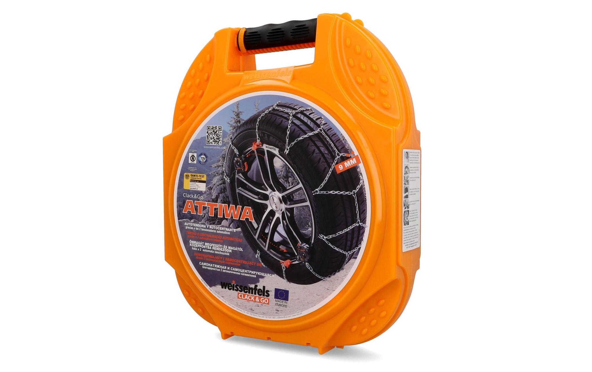 Weissenfels Stahlschneekette Attiwa Clack & Go 11