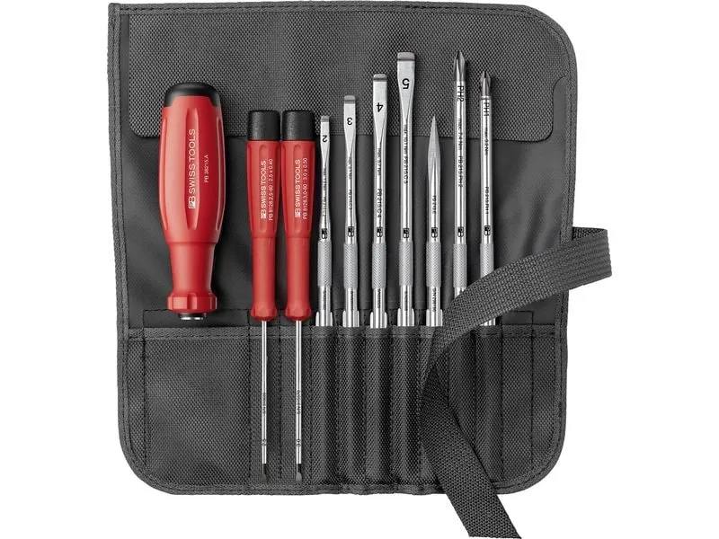 PB Swiss Tools Wechselklingen-Set SwissGrip Evo PB 38218.BK 9-teilig