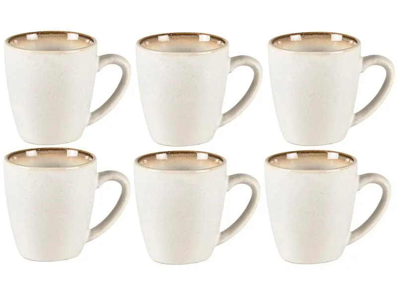 Bitz Kaffeetasse 190 ml, 6 Stück, Beige/Crème Bitz Kaffeetasse 190 ml, 6 Stück, Beige/Crème