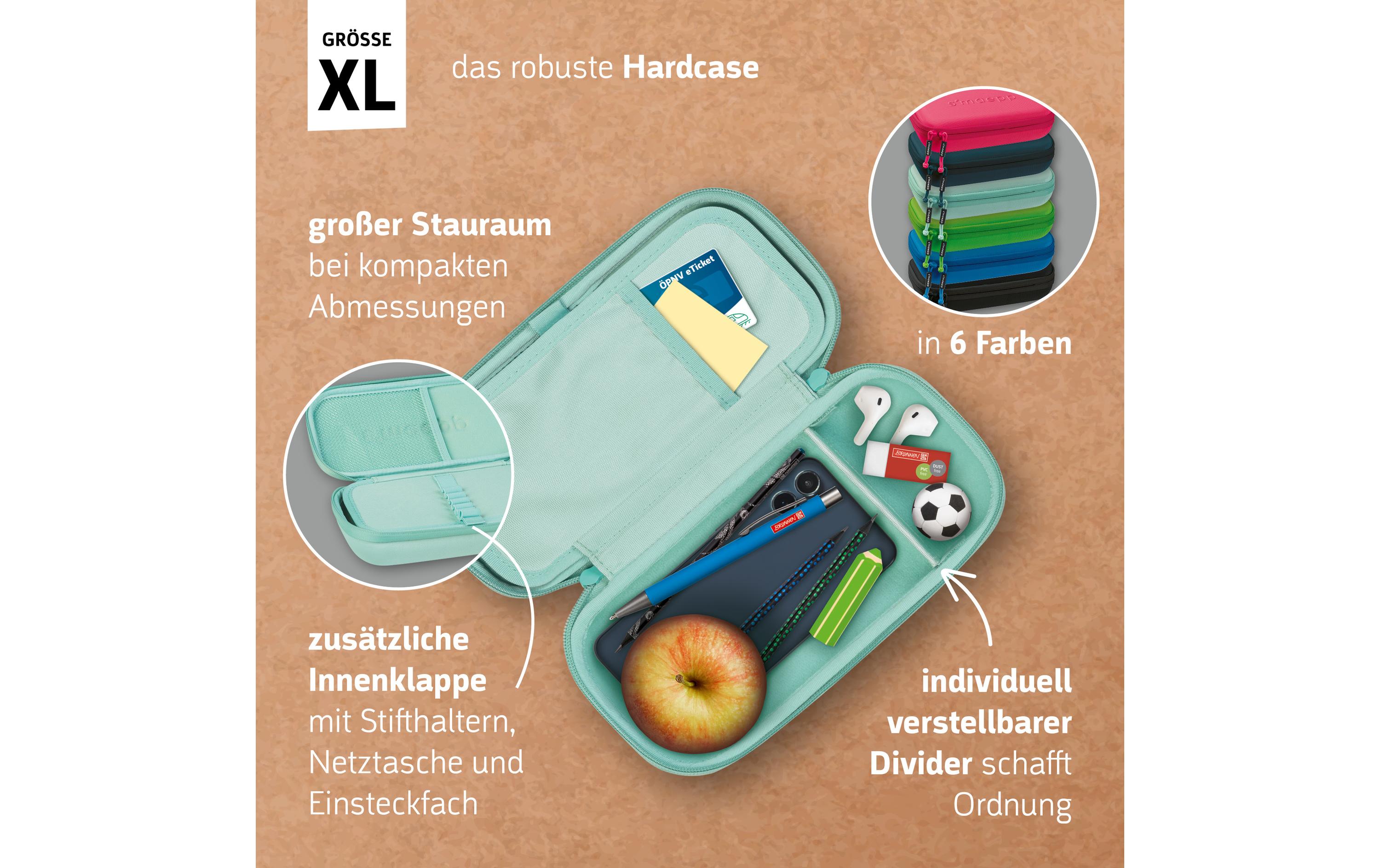 Brunnen Schlamperetui s'maepp XL Hardcase Colour Code Onyx