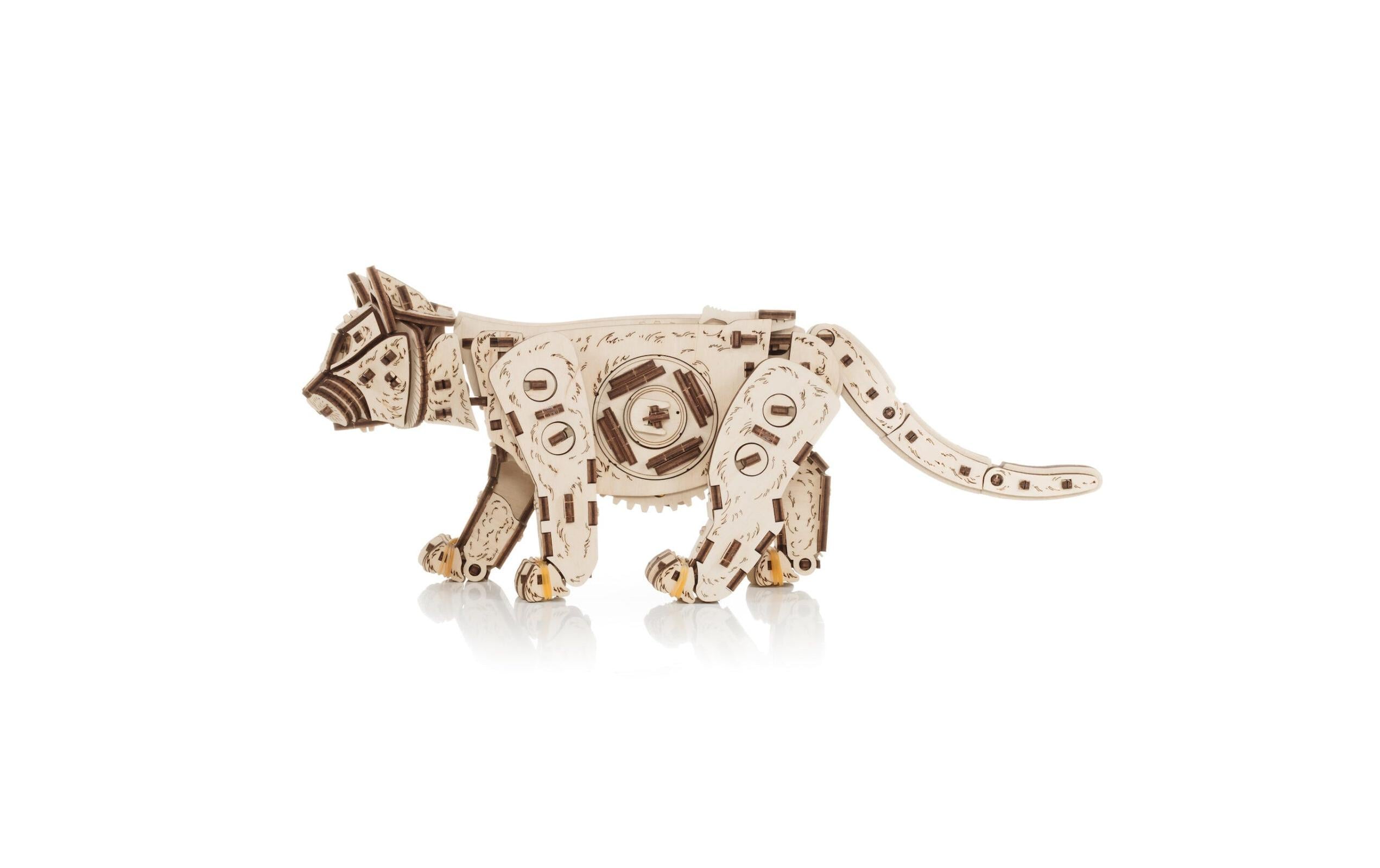 Eco-Wood-Art Bausatz Kätzchen Natur