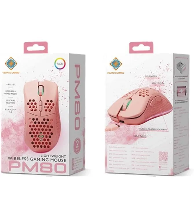 DELTACO Gaming-Maus GAM-120-P RGB Pink DELTACO Gaming-Maus GAM-120-P RGB Pink