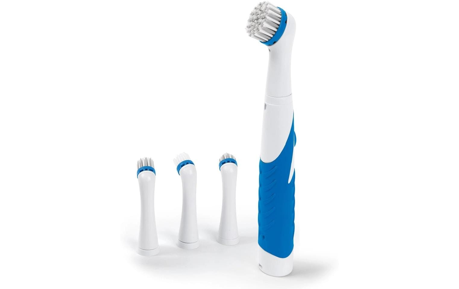 CLEANmaxx Reinigungsbürste 6 V weiss/blau inkl. 4 Aufsätze Weiss