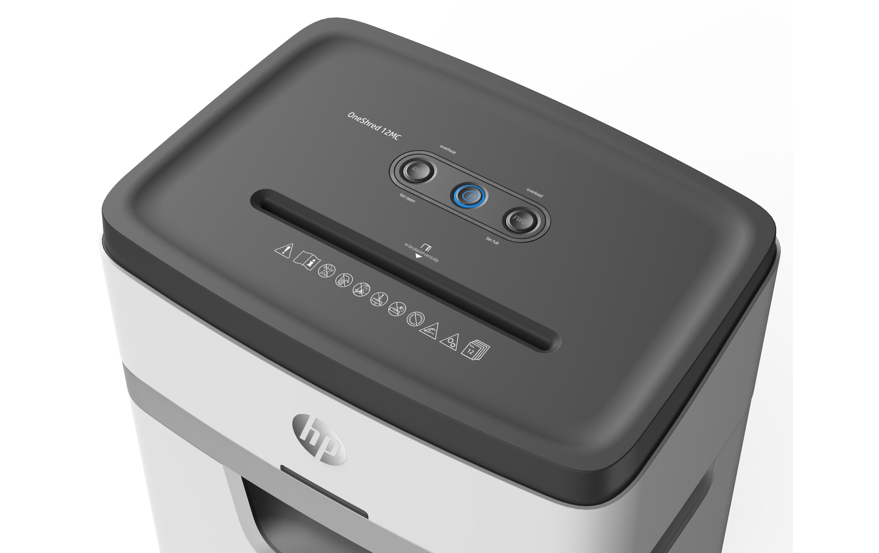 HP Aktenvernichter OneShred 12MC P-5, 12 Seiten HP Aktenvernichter OneShred 12MC P-5, 12 Seiten