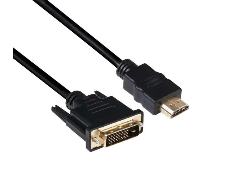 Club 3D Kabel DVI-D – HDMI 1.4, 2 m, Bidirektional Club 3D Kabel DVI-D – HDMI 1.4, 2 m, Bidirektional