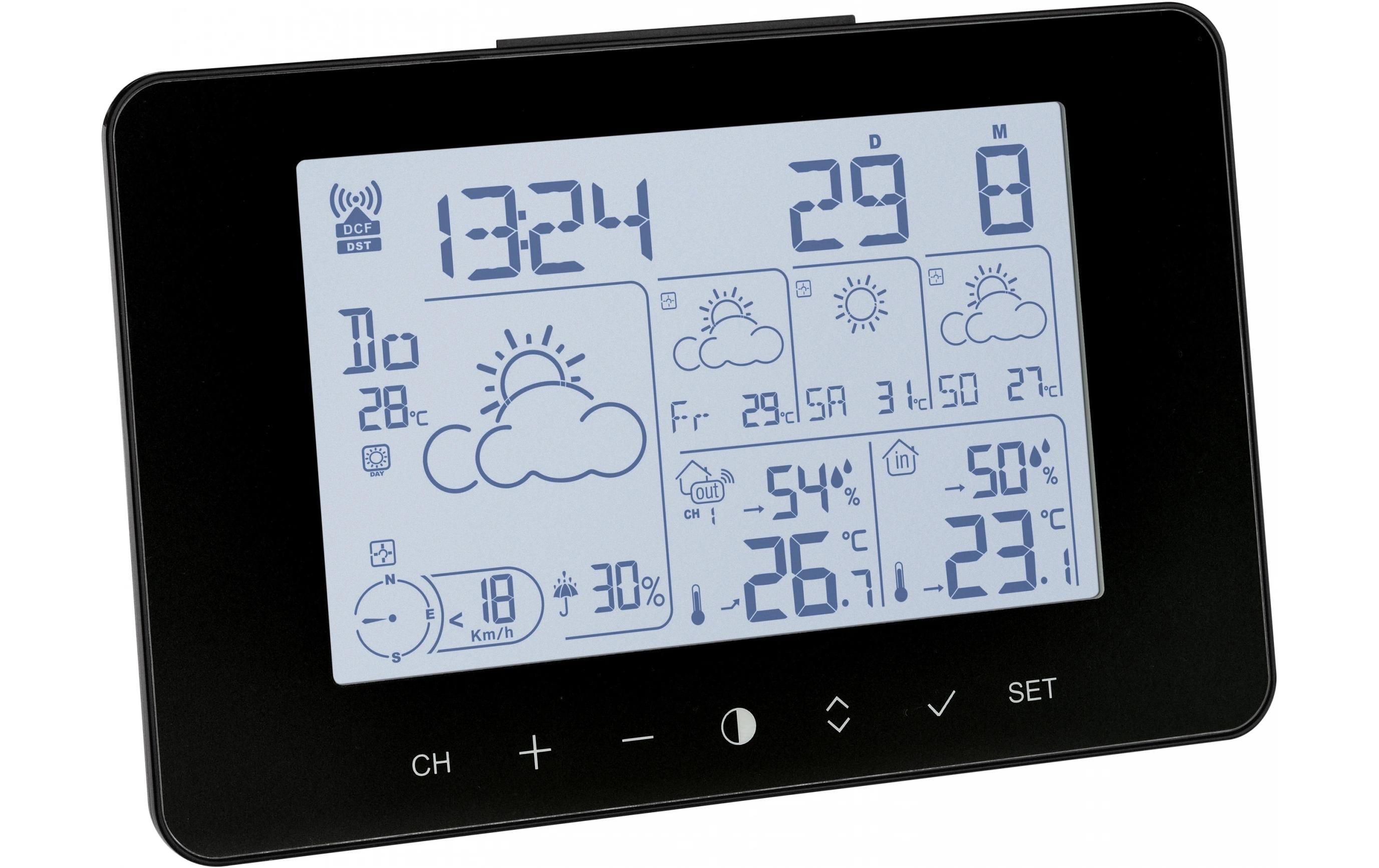 TFA Dostmann Wetterstation Meteotime Primo Schwarz TFA Dostmann Wetterstation Meteotime Primo Schwarz