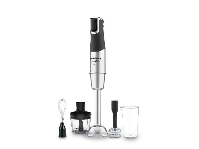 Moulinex Stabmixer Infinyforce Pro Mix Schwarz/Silber Moulinex Stabmixer Infinyforce Pro Mix Schwarz/Silber
