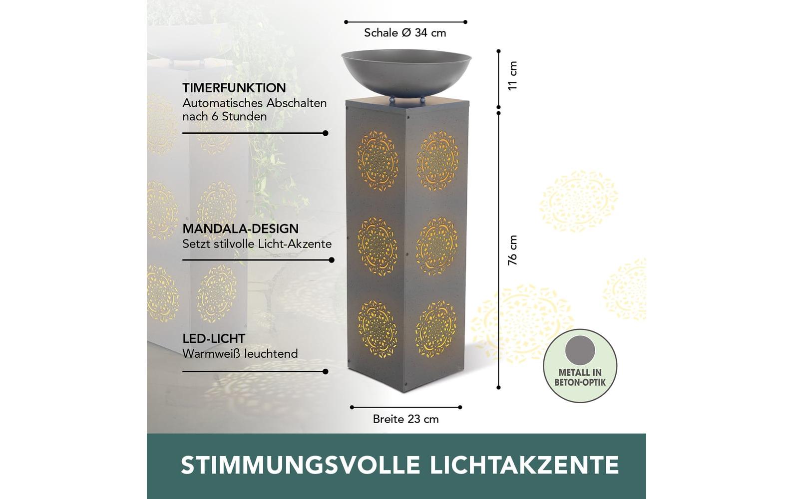 EASYmaxx LED-Dekosäule Mandala, Aufbauset