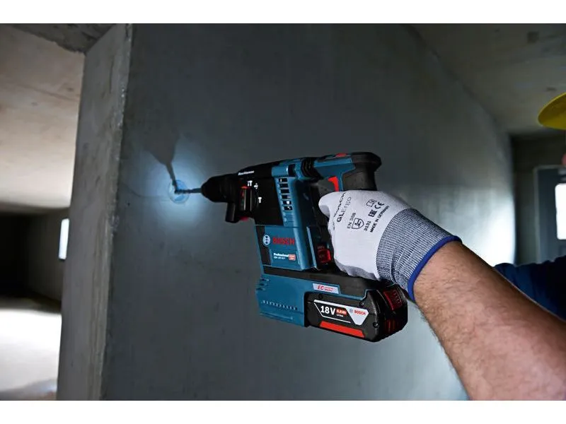 Bosch Professional Bohrhammer GBH 18 V-26F + GDE in L-BOXX