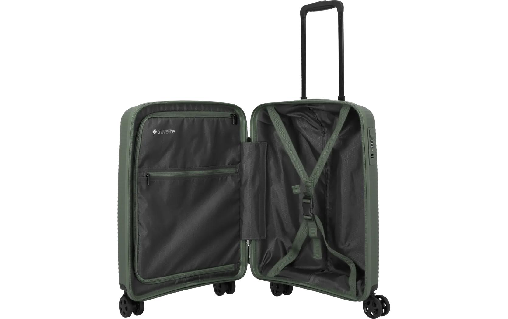 travelite AIR STRIPE Trolley S 39 l Grün