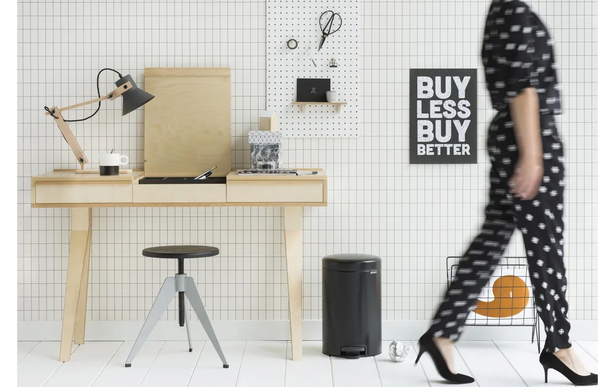 Brabantia Treteimer NewIcon 12 l, Matt Black Brabantia Treteimer NewIcon 12 l, Matt Black