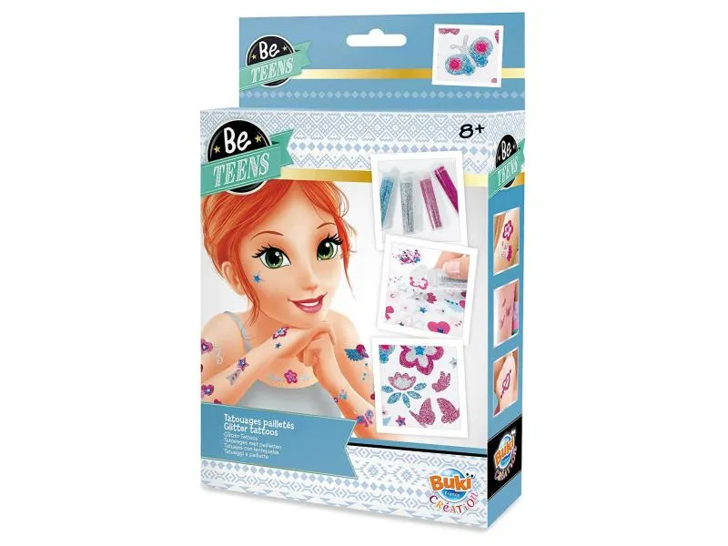 Buki Tattoo Set Be Teens Glitzer Buki Tattoo Set Be Teens Glitzer