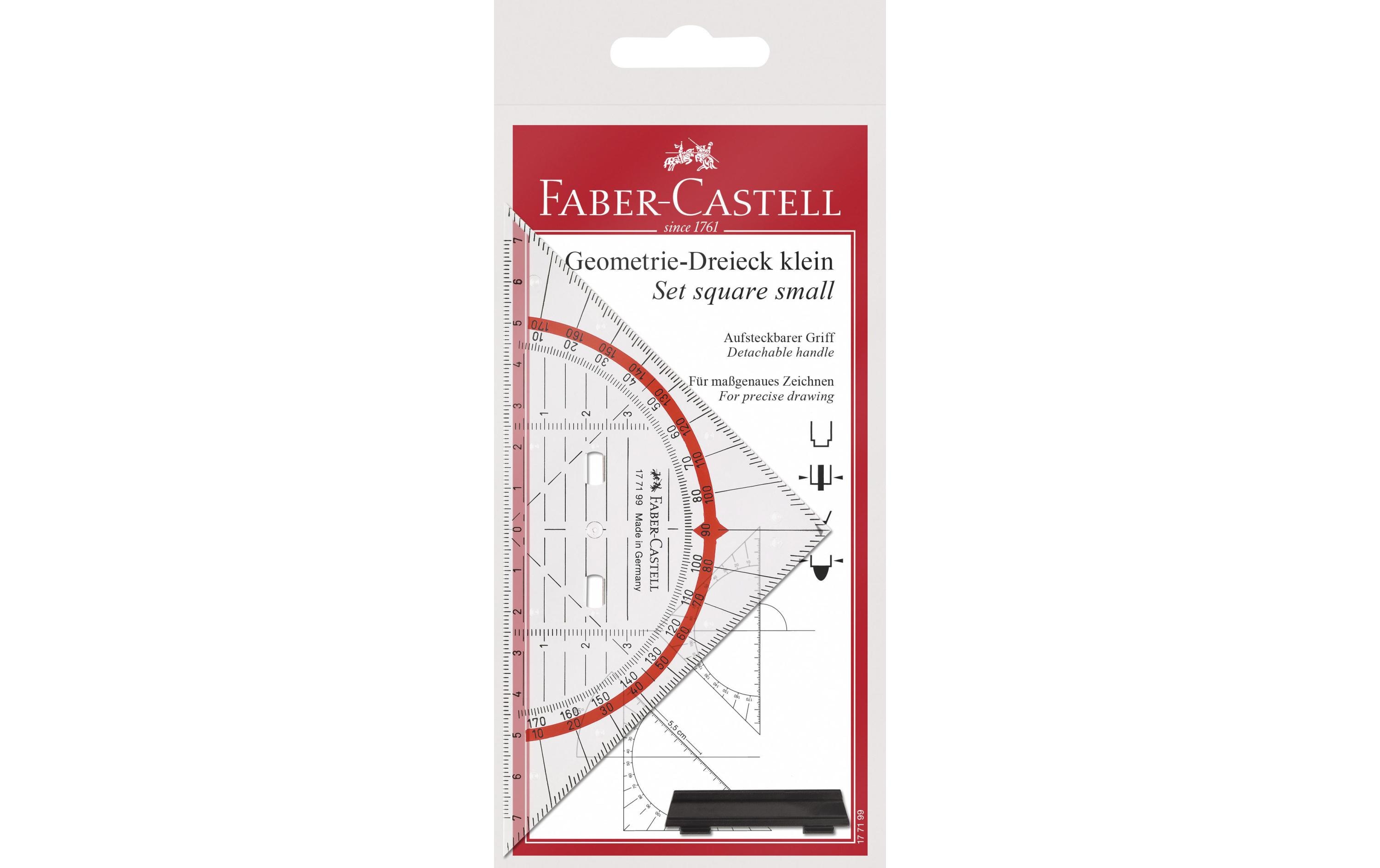 Faber-Castell Geodreieck 14 cm mit Griff