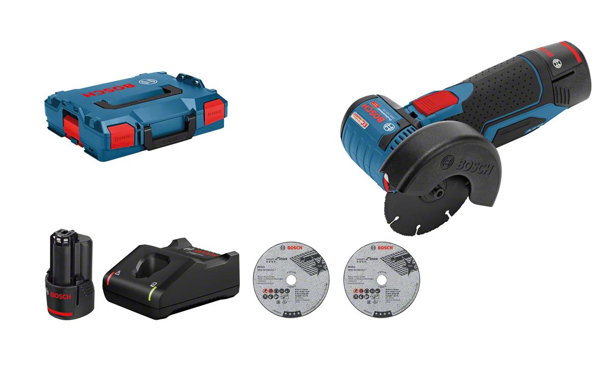 Bosch Professional Winkelschleifer GWS 12 V-76 V-EC Kit Bosch Professional Winkelschleifer GWS 12 V-76 V-EC Kit