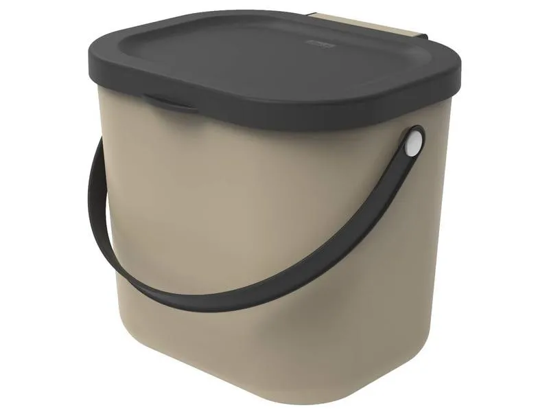 Rotho Recyclingbehälter Albula 6 l, Cappuccino Rotho Recyclingbehälter Albula 6 l, Cappuccino