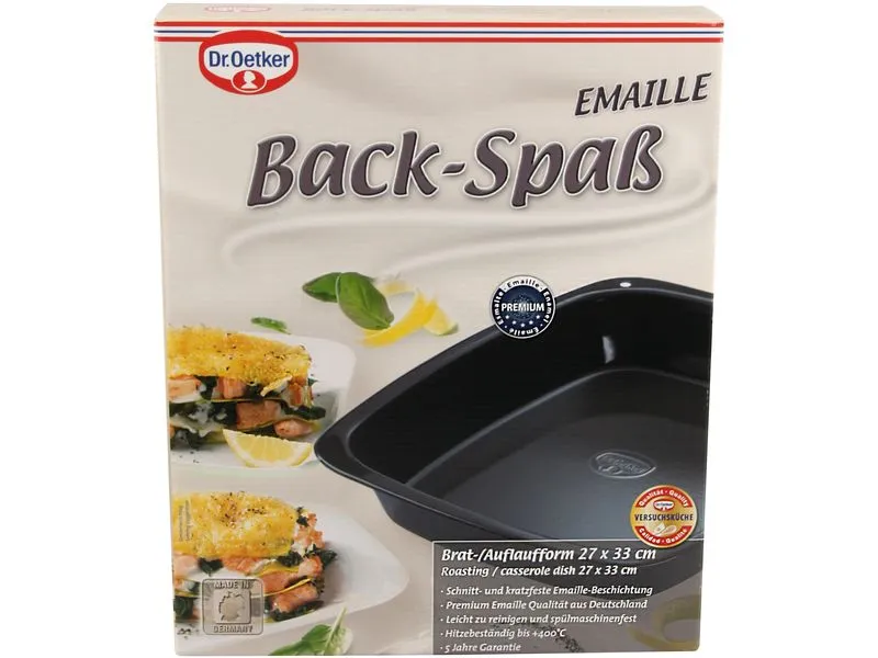 Dr.Oetker Auflaufform Eckig, Braun/Grau/Keine Angabe