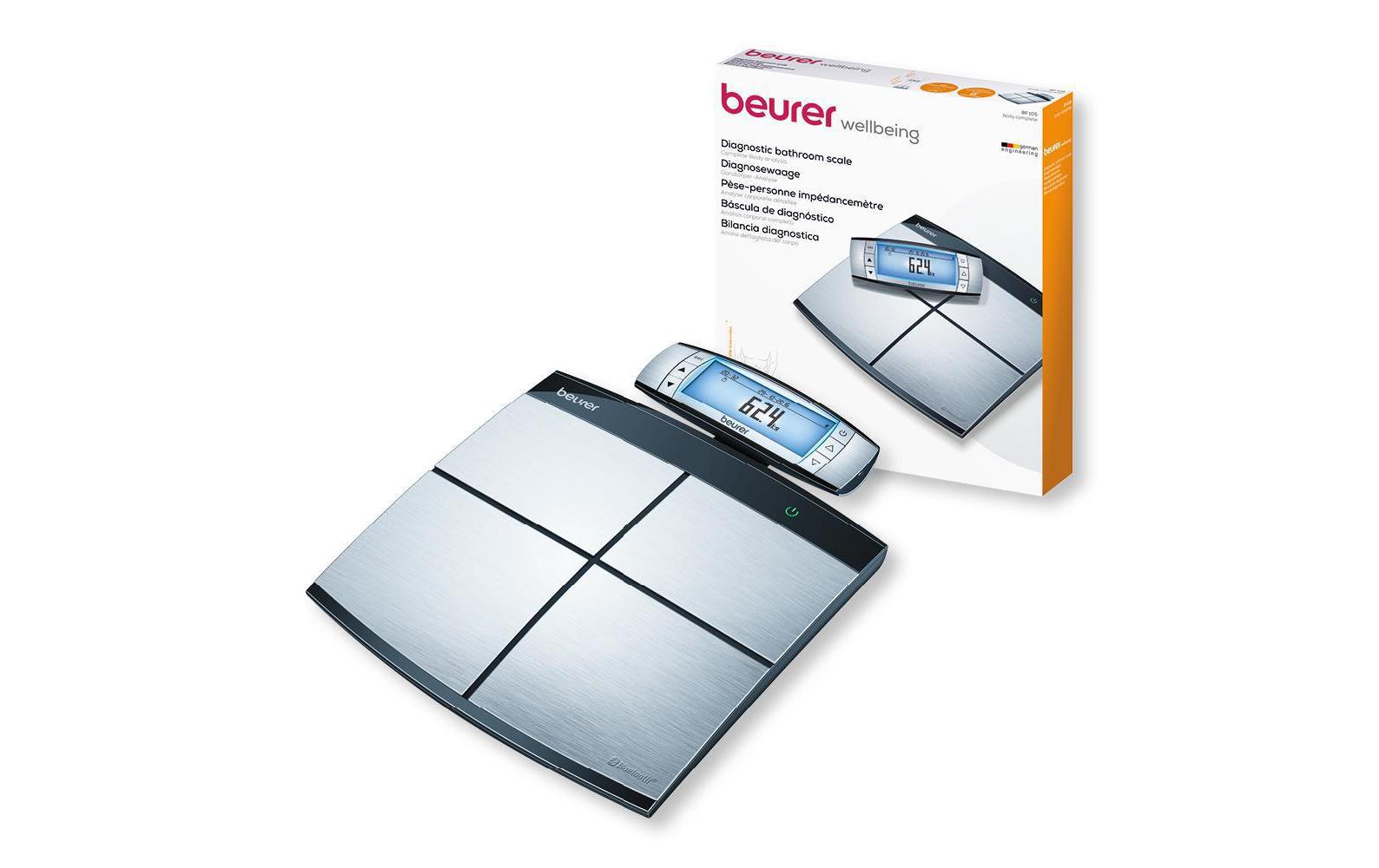 Beurer Körperanalysewaage BF105 Body Complete Silber