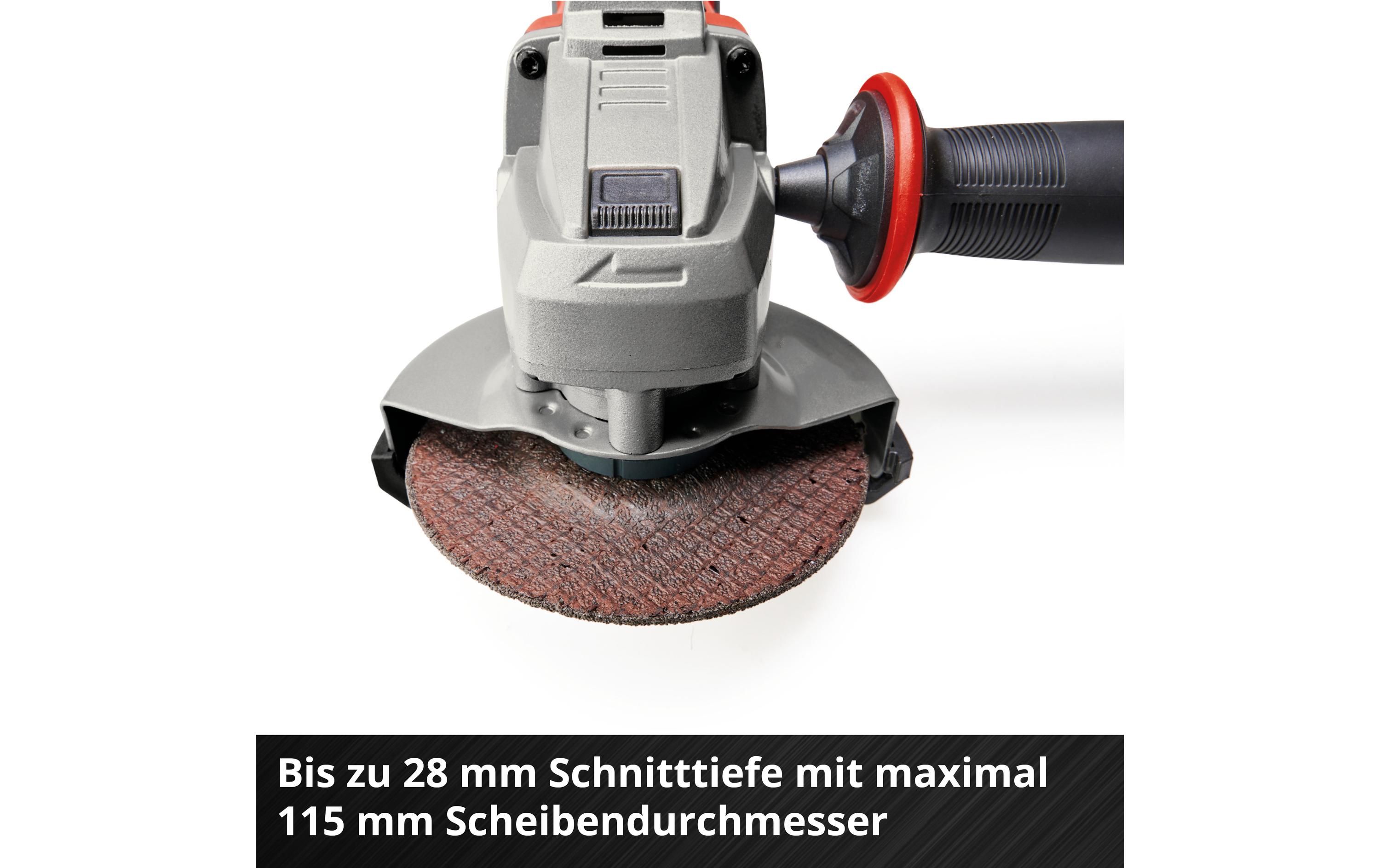 Einhell Professional Winkelschleifer TE-AG 18/115-2 Li – Solo