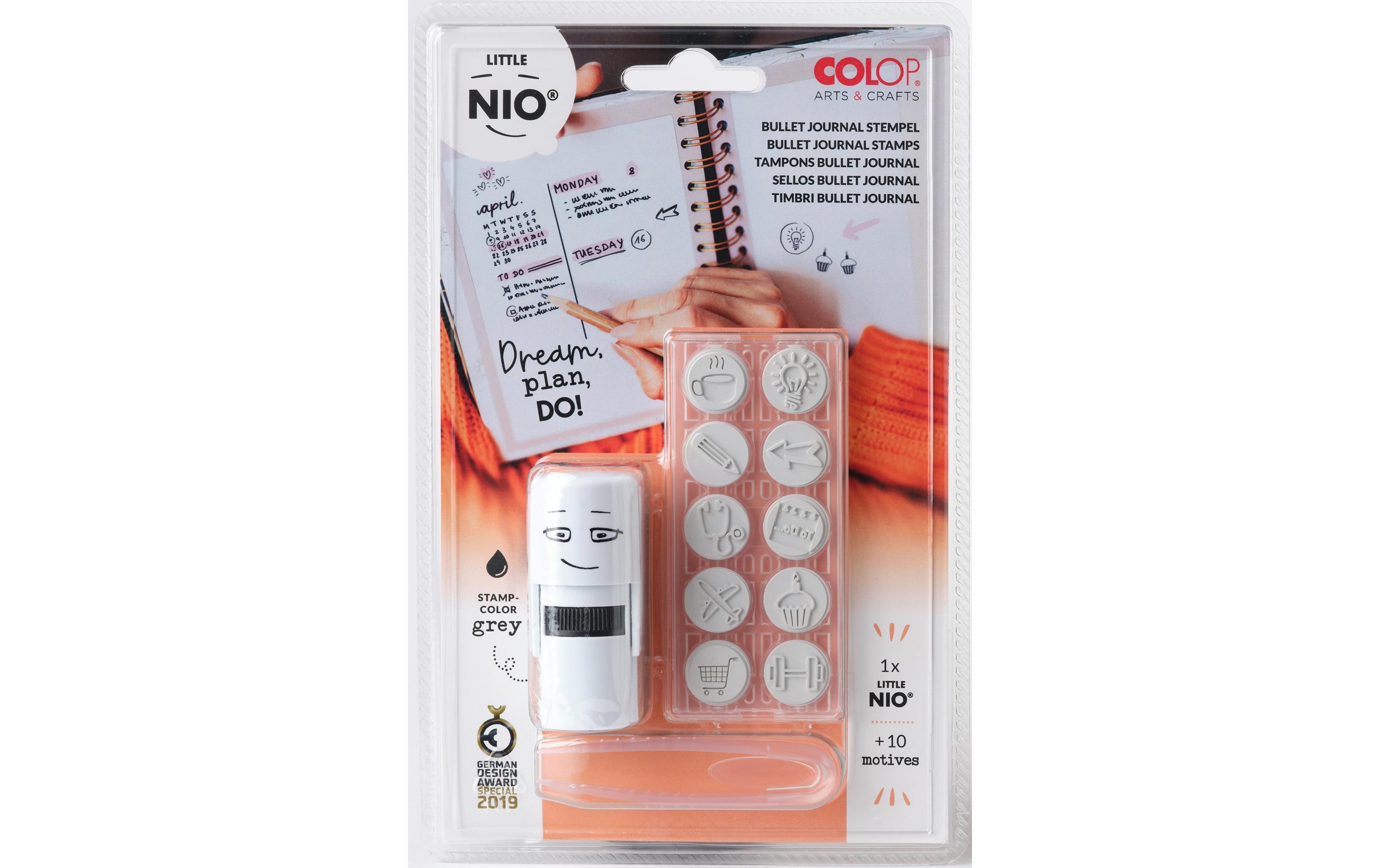 Colop Nio Stempelset Little Nio Set Bullet Journal, 10-teilig Colop Nio Stempelset Little Nio Set Bullet Journal, 10-teilig