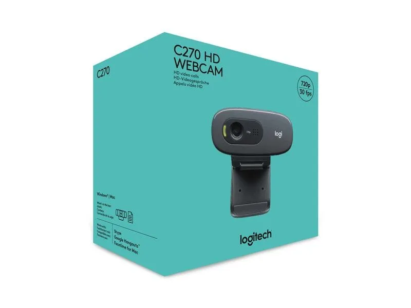 Logitech Webcam HD C270 HD 720p, Belichtungskorrektur Logitech Webcam HD C270 HD 720p, Belichtungskorrektur